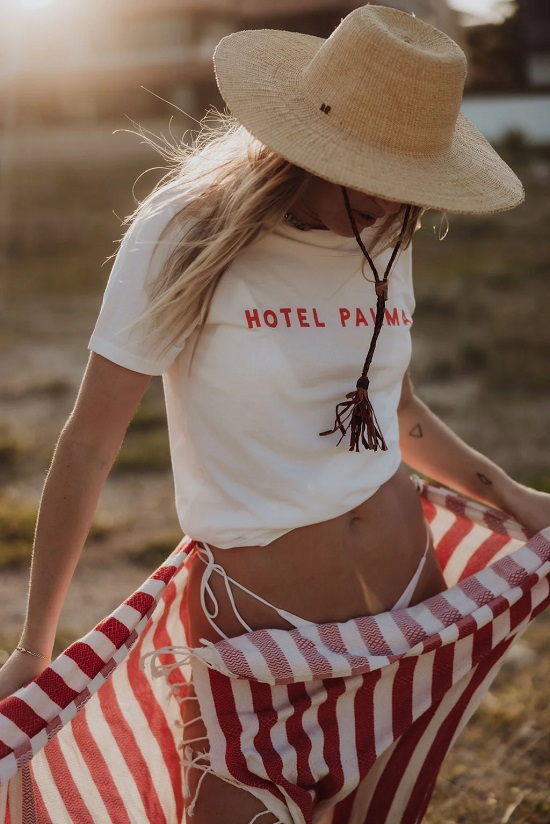 Hotel Palma Red T-Shirt Little Palma