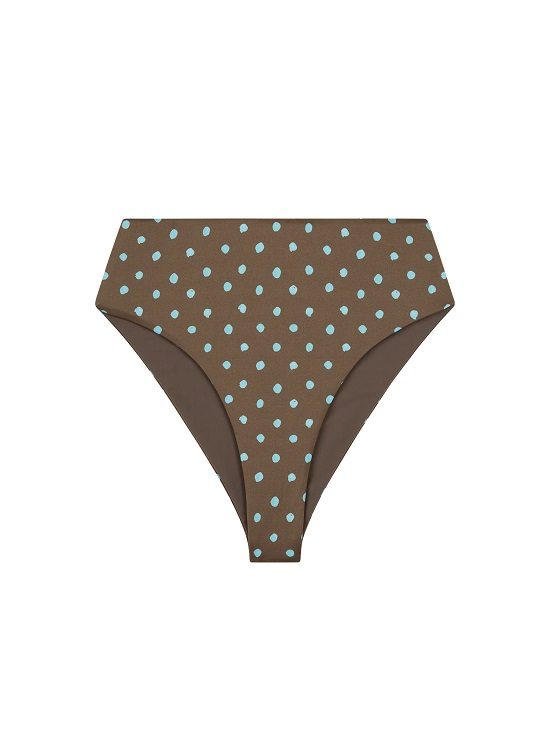 Brian Bottom Polka Blue Fella Swim