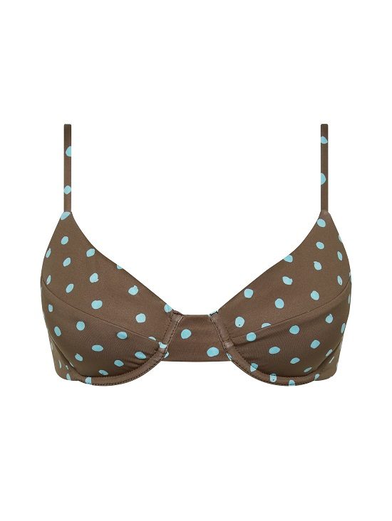 Gareth Top Polka Blue Fella Swim