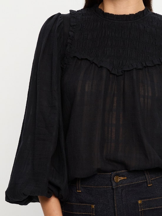 Paige Blouse Black Kivari