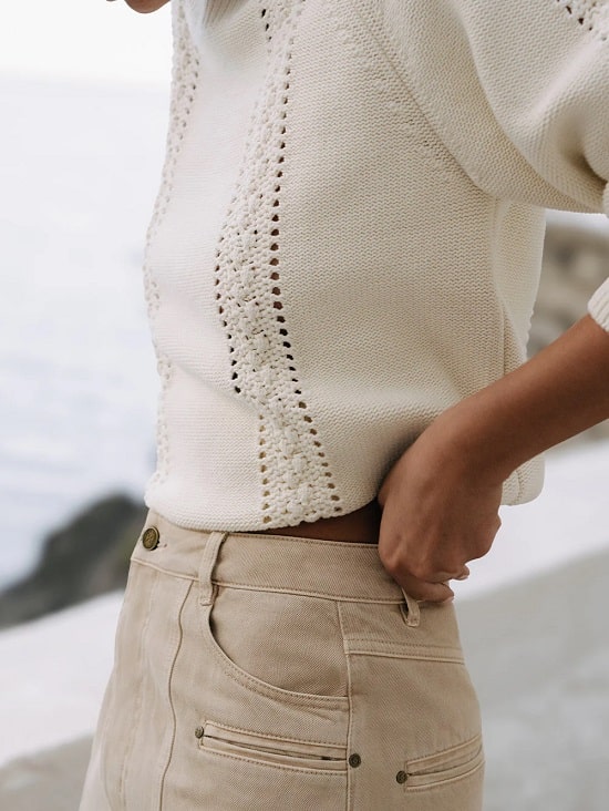 Talia Knit Cream Kivari