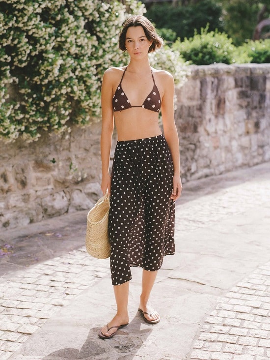 Holiday Skirt - Praline - Peony